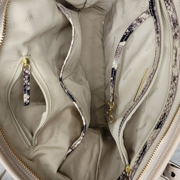 Brahmin 3 SET Italian Leather PURSE BAG Handbag Wallet AUTHENTICITY GUARANTEE - Picture 10 of 16